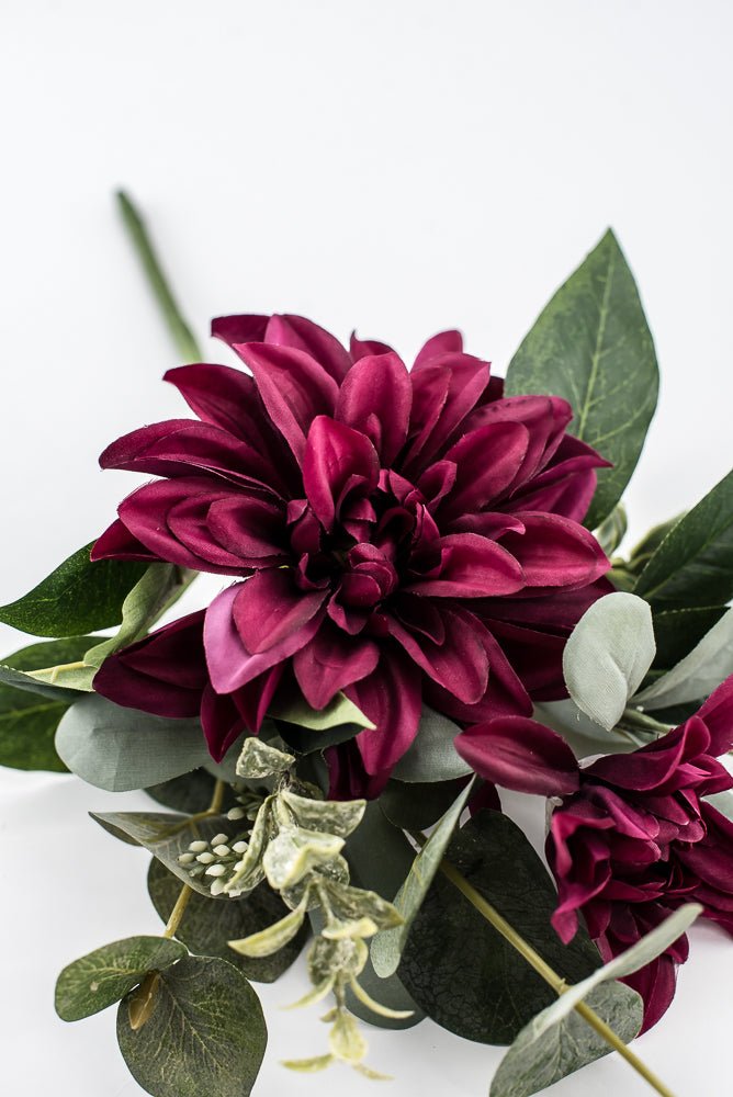Artificial Dahlia Pick - Dark Red - Greenery Market84919 - BG