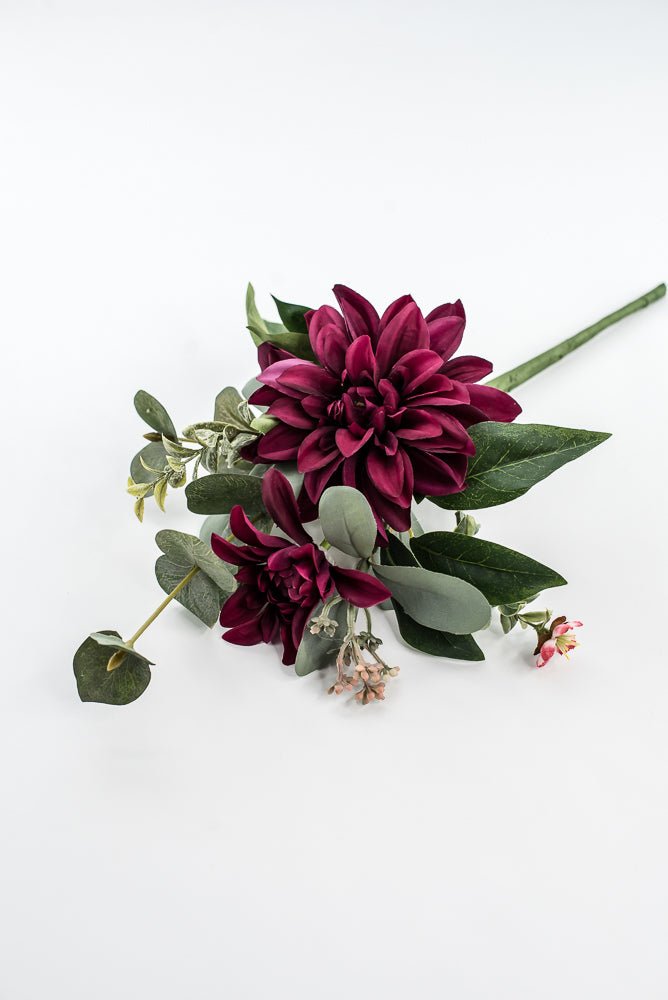 Artificial Dahlia Pick - Dark Red - Greenery Market84919 - BG