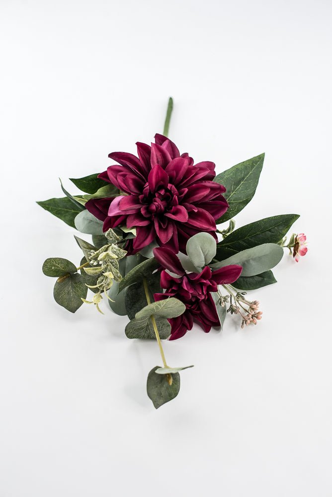 Artificial Dahlia Pick - Dark Red - Greenery Market84919 - BG