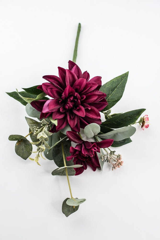 Artificial Dahlia Pick - Dark Red - Greenery Market84919 - BG