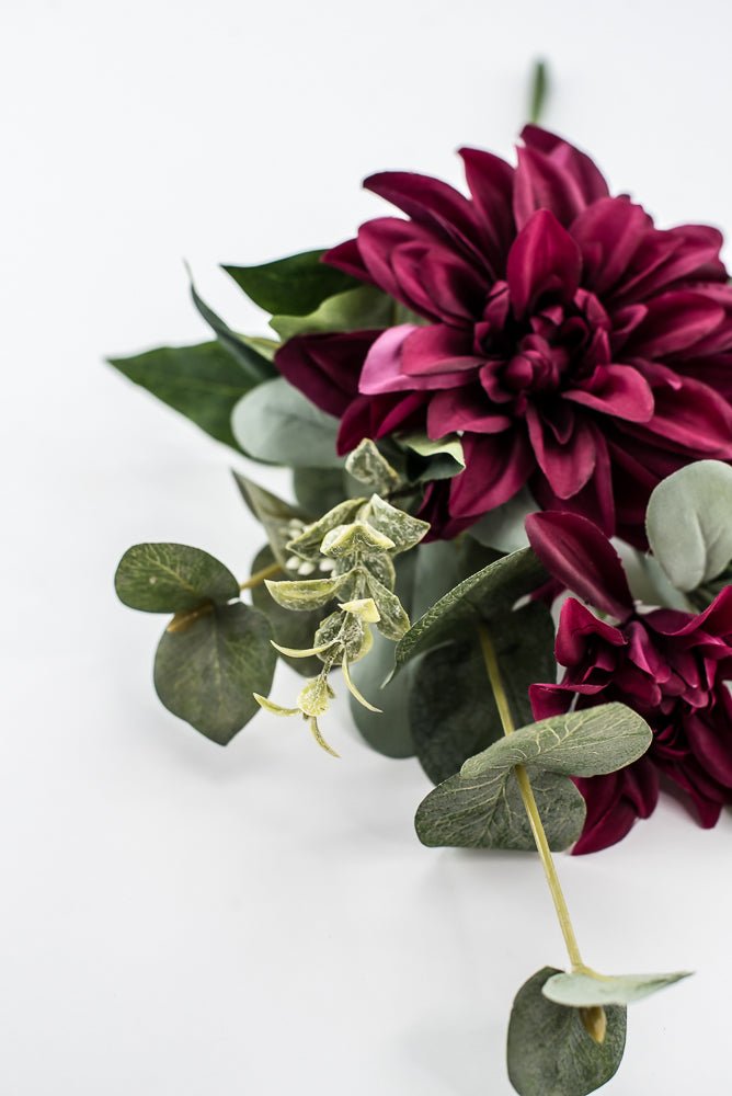 Artificial Dahlia Pick - Dark Red - Greenery Market84919 - BG