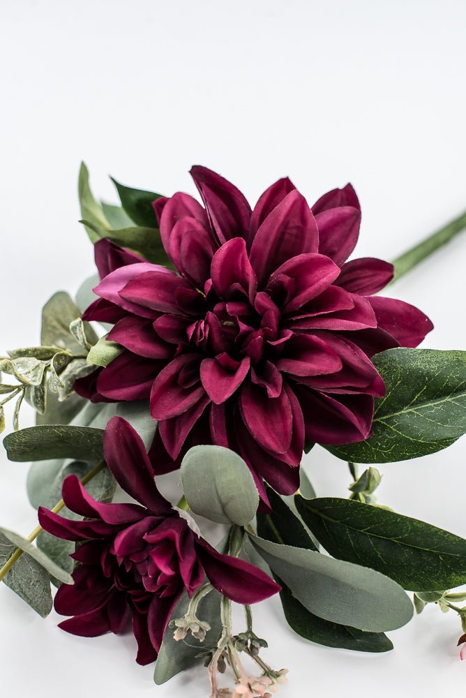 Artificial Dahlia Pick - Dark Red - Greenery Market84919 - BG