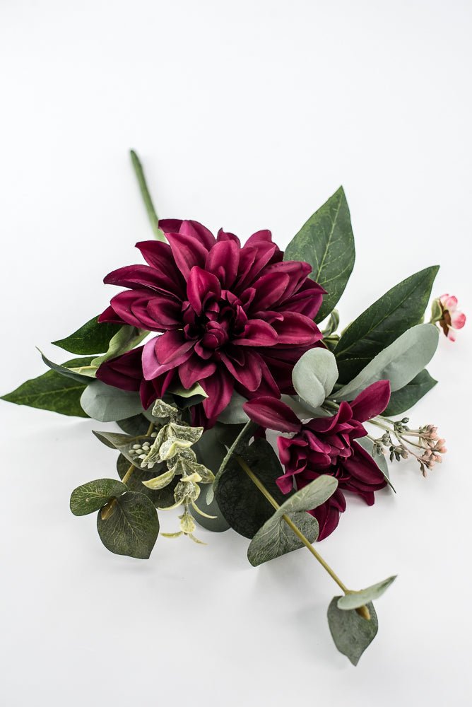 Artificial Dahlia Pick - Dark Red - Greenery Market84919 - BG