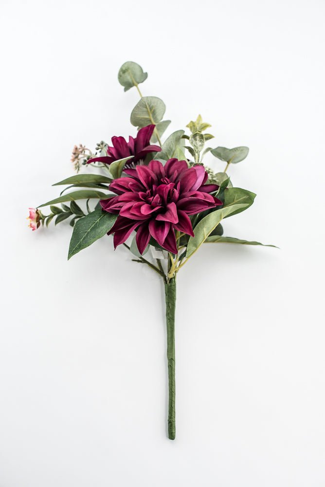 Artificial Dahlia Pick - Dark Red - Greenery Market84919 - BG