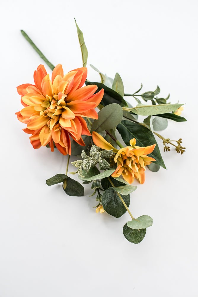 Artificial Dahlia Pick - Orange - Greenery Market84919 - OR