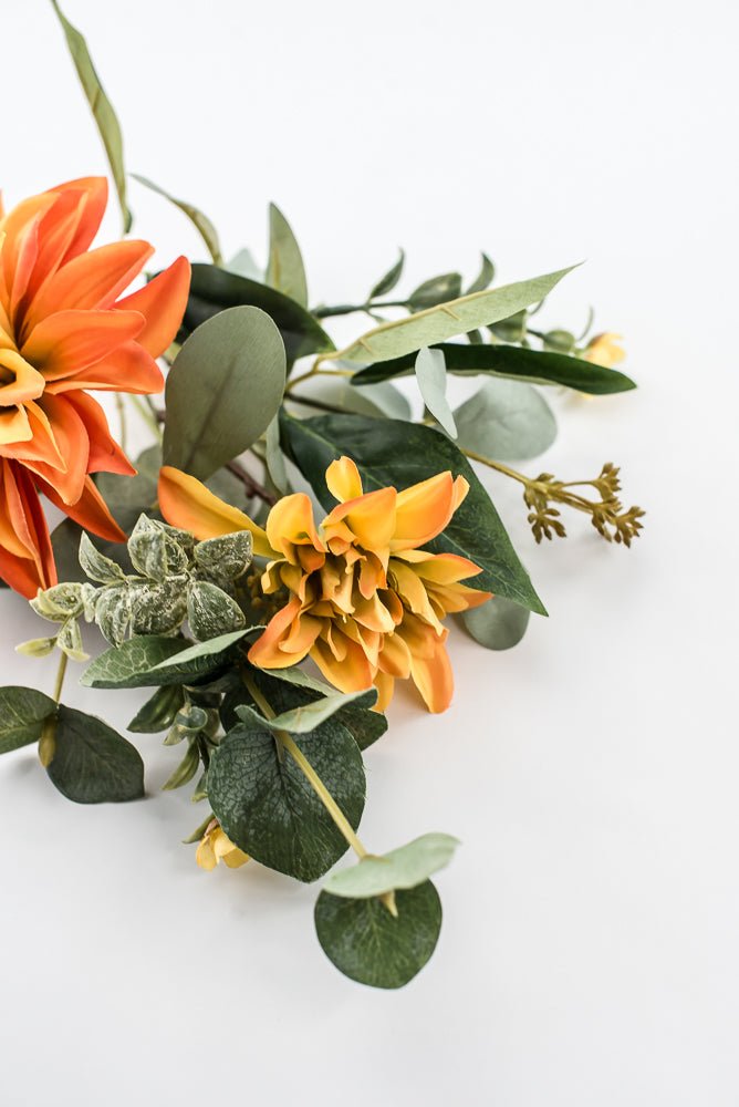 Artificial Dahlia Pick - Orange - Greenery Market84919 - OR