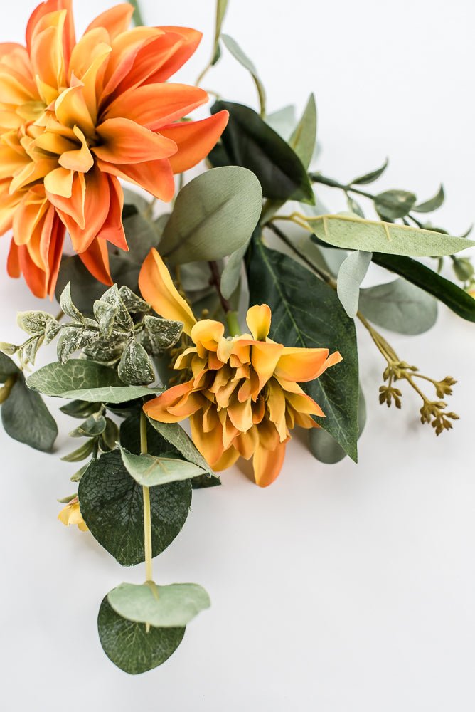 Artificial Dahlia Pick - Orange - Greenery Market84919 - OR