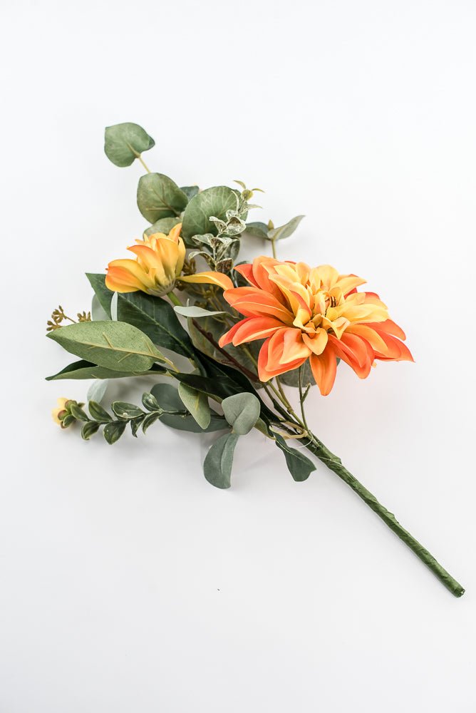 Artificial Dahlia Pick - Orange - Greenery Market84919 - OR