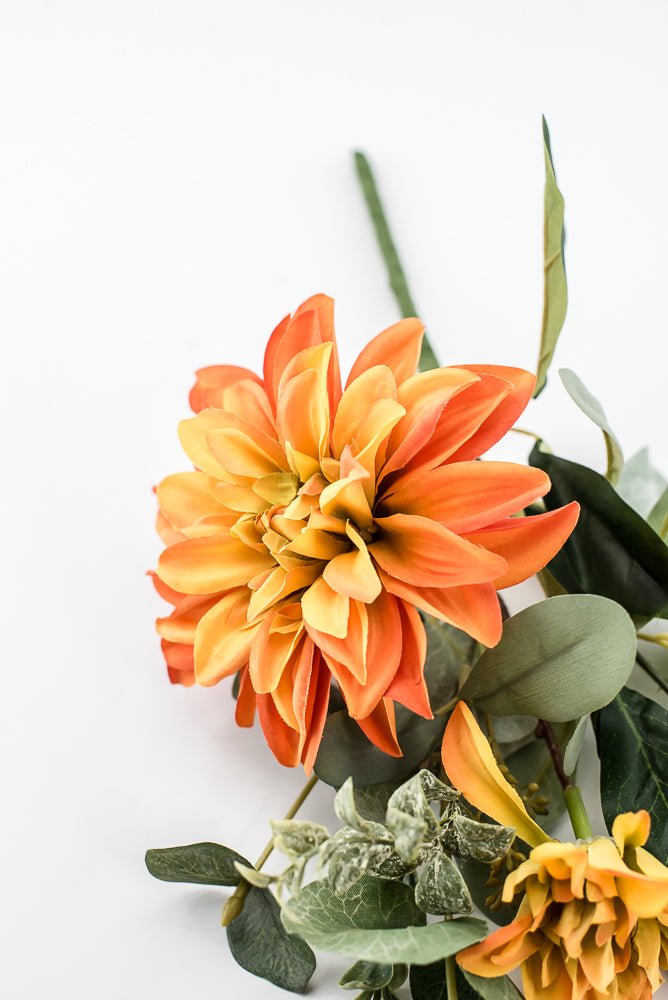 Artificial Dahlia Pick - Orange - Greenery Market84919 - OR