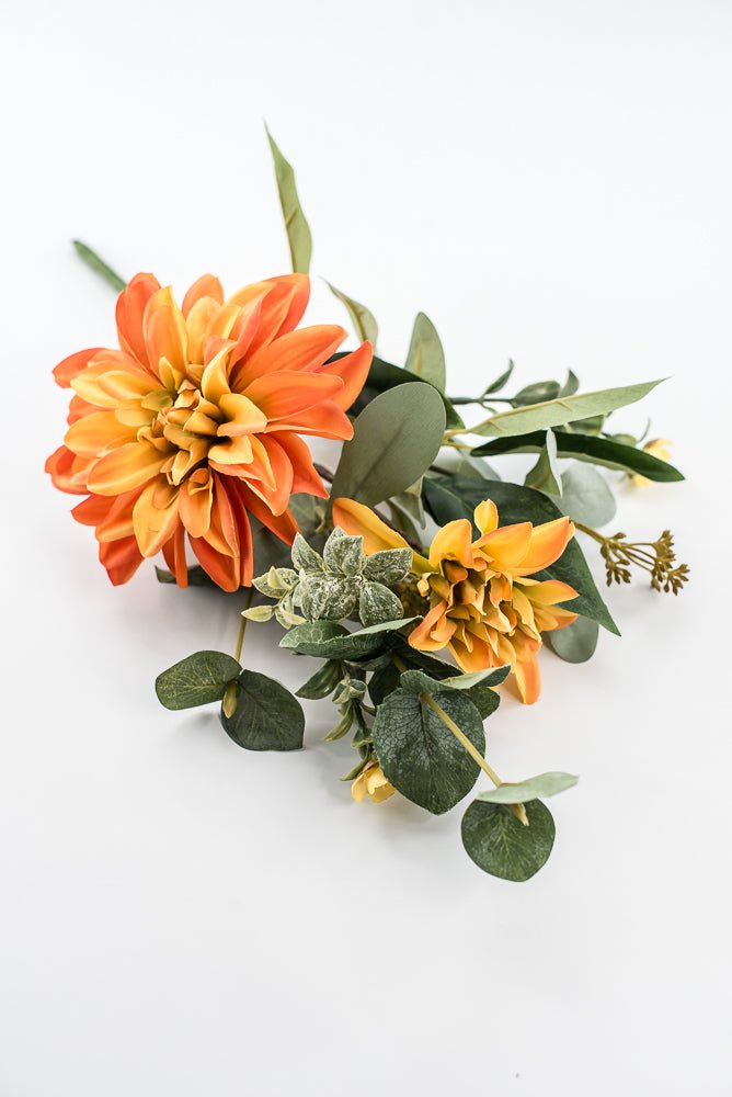 Artificial Dahlia Pick - Orange - Greenery Market84919 - OR