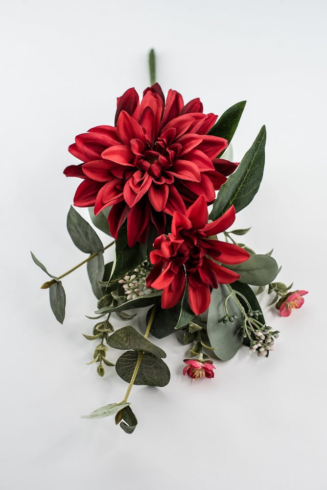 Artificial Dahlia Pick - Red - Greenery Market84919 - RD