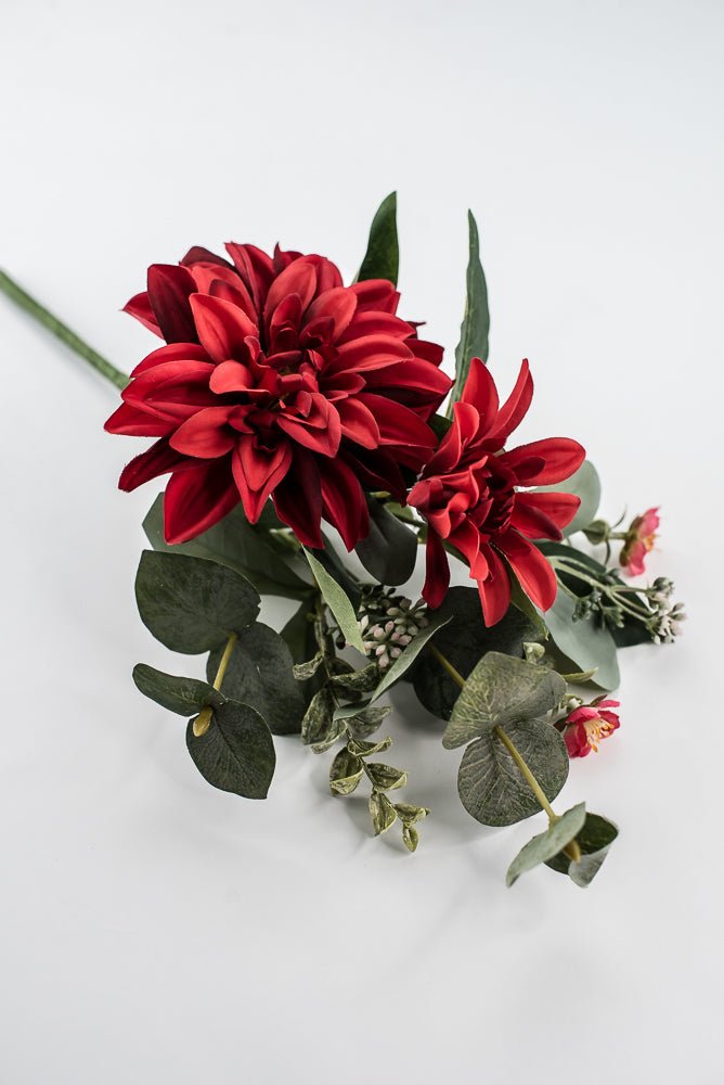 Artificial Dahlia Pick - Red - Greenery Market84919 - RD