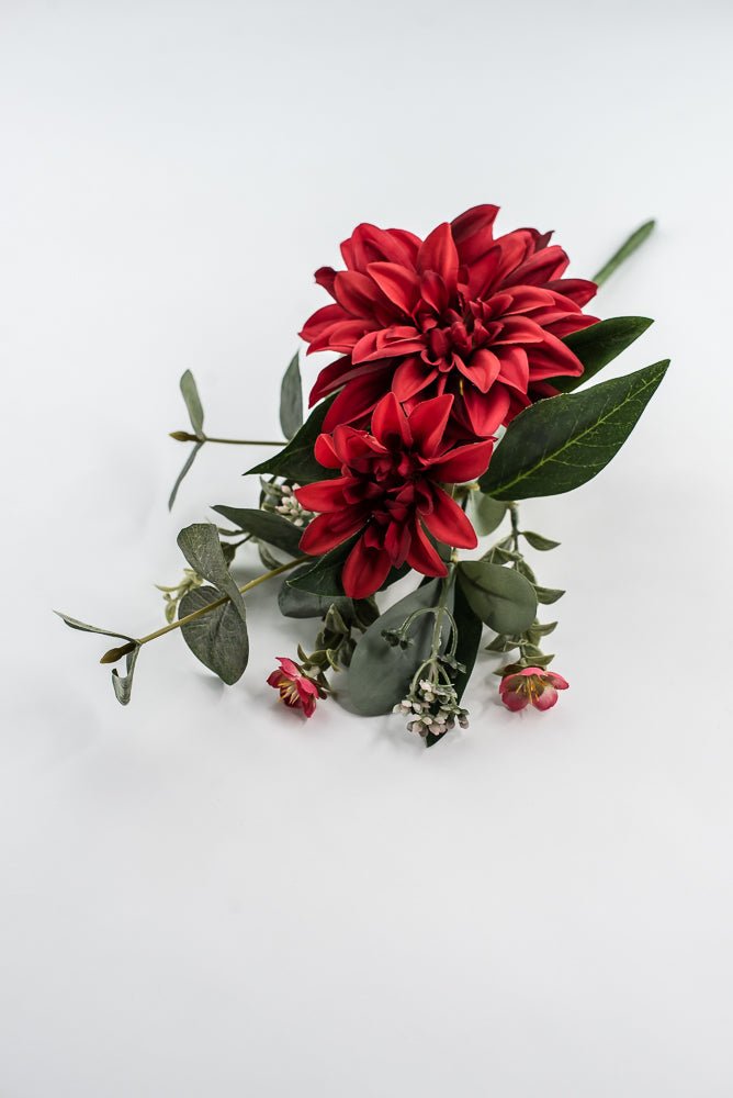 Artificial Dahlia Pick - Red - Greenery Market84919 - RD