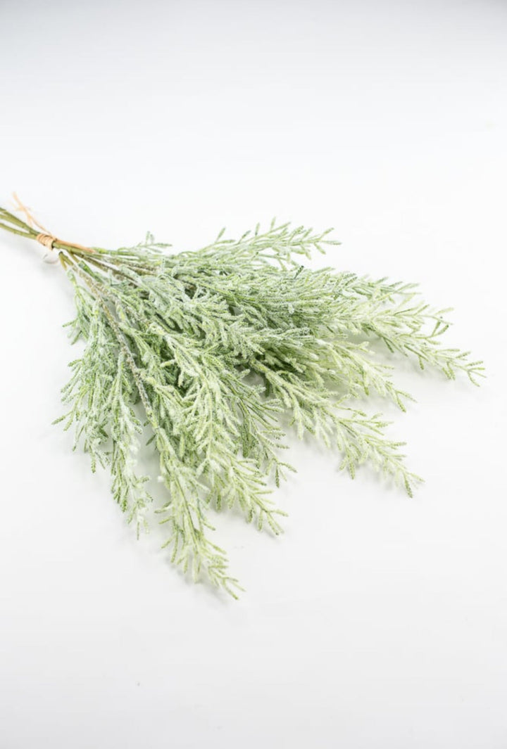 Artificial, flocked, greenery bundle - Greenery Market2310453fg