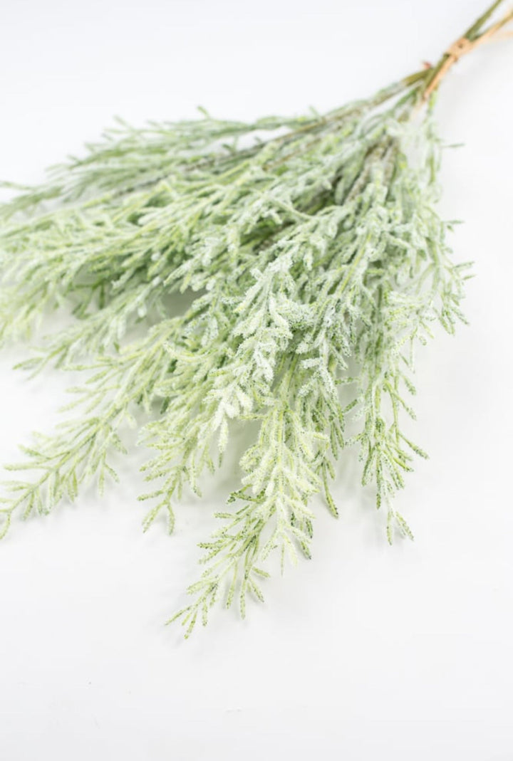 Artificial, flocked, greenery bundle - Greenery Market2310453fg