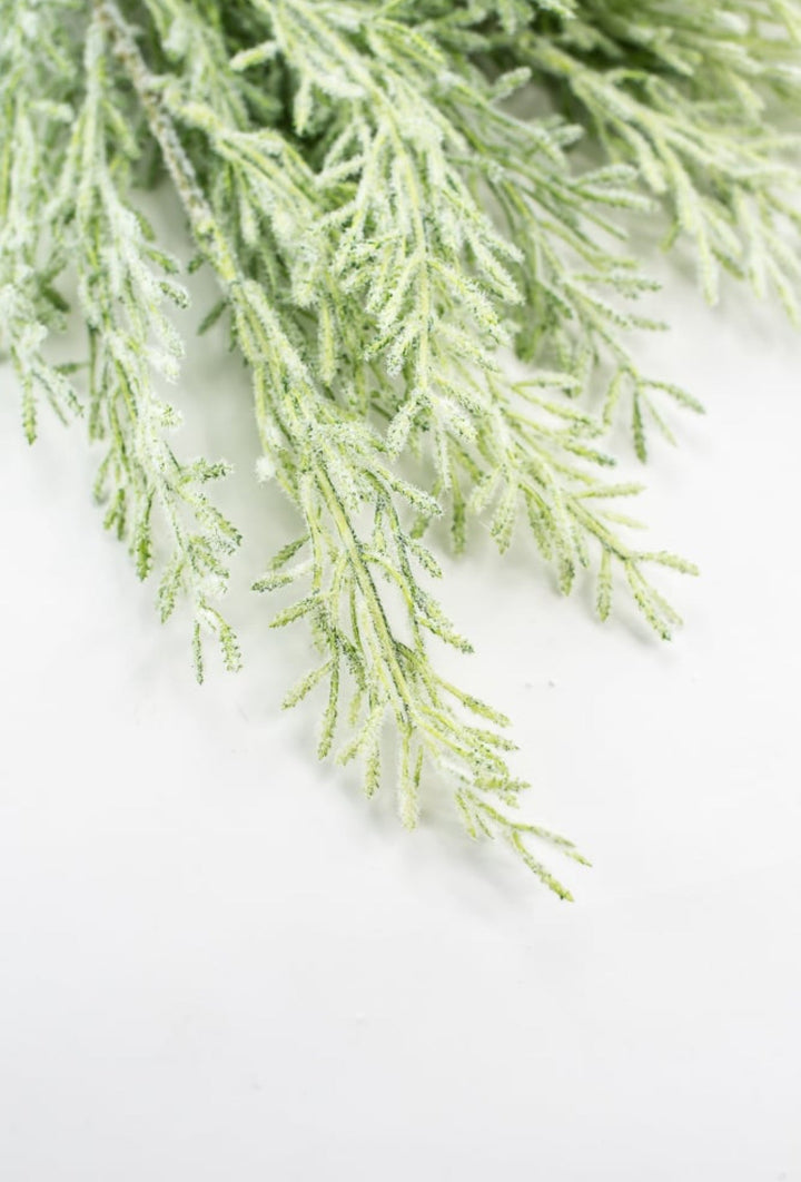 Artificial, flocked, greenery bundle - Greenery Market2310453fg