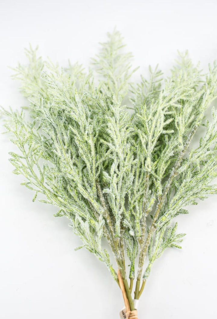 Artificial, flocked, greenery bundle - Greenery Market2310453fg