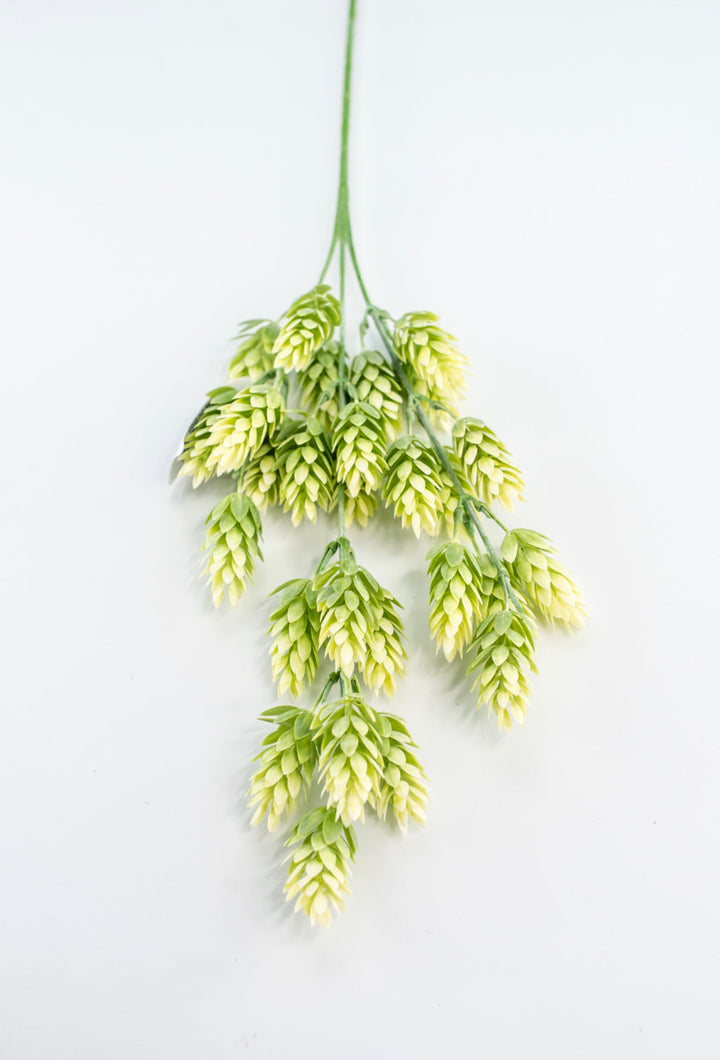 Artificial, hops spray, green cream - Greenery MarketArtificial FloraPSH915 - GR/CR