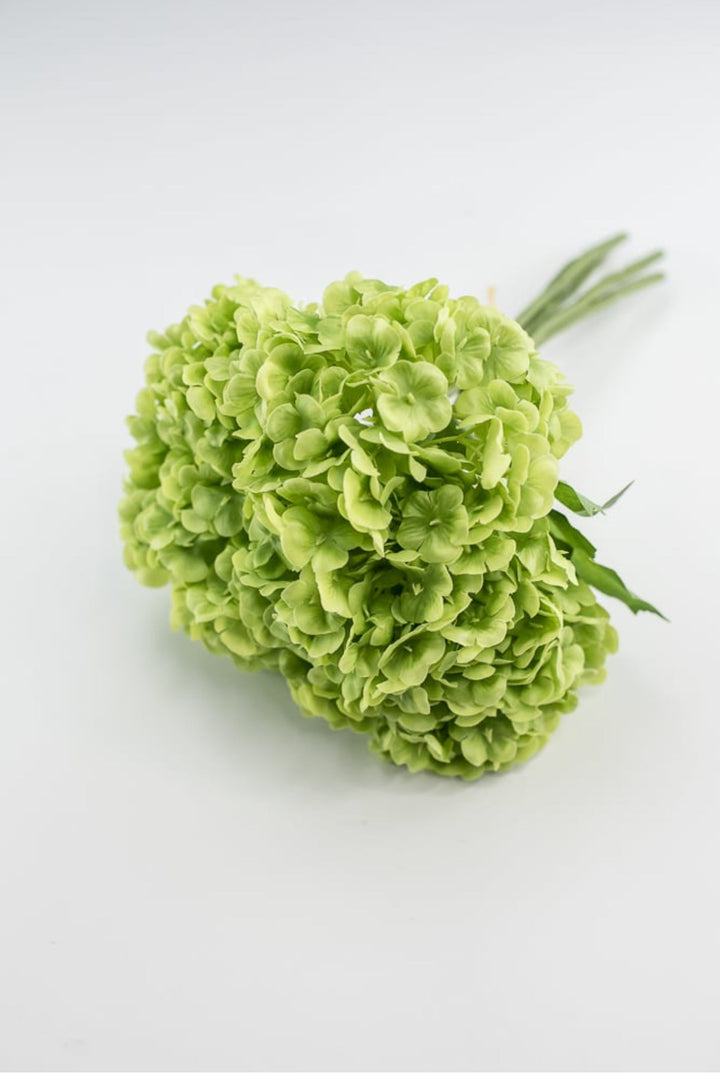 Artificial Hydrangea Flower Bundle - green - Greenery Market5614 - G