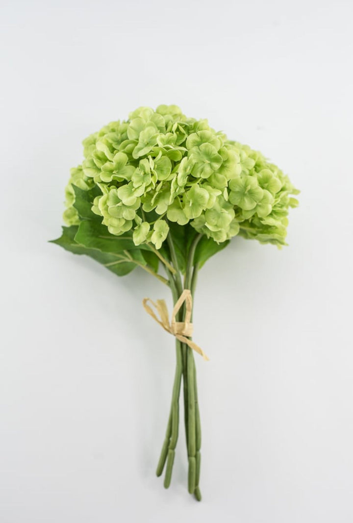 Artificial Hydrangea Flower Bundle - green - Greenery Market5614 - G