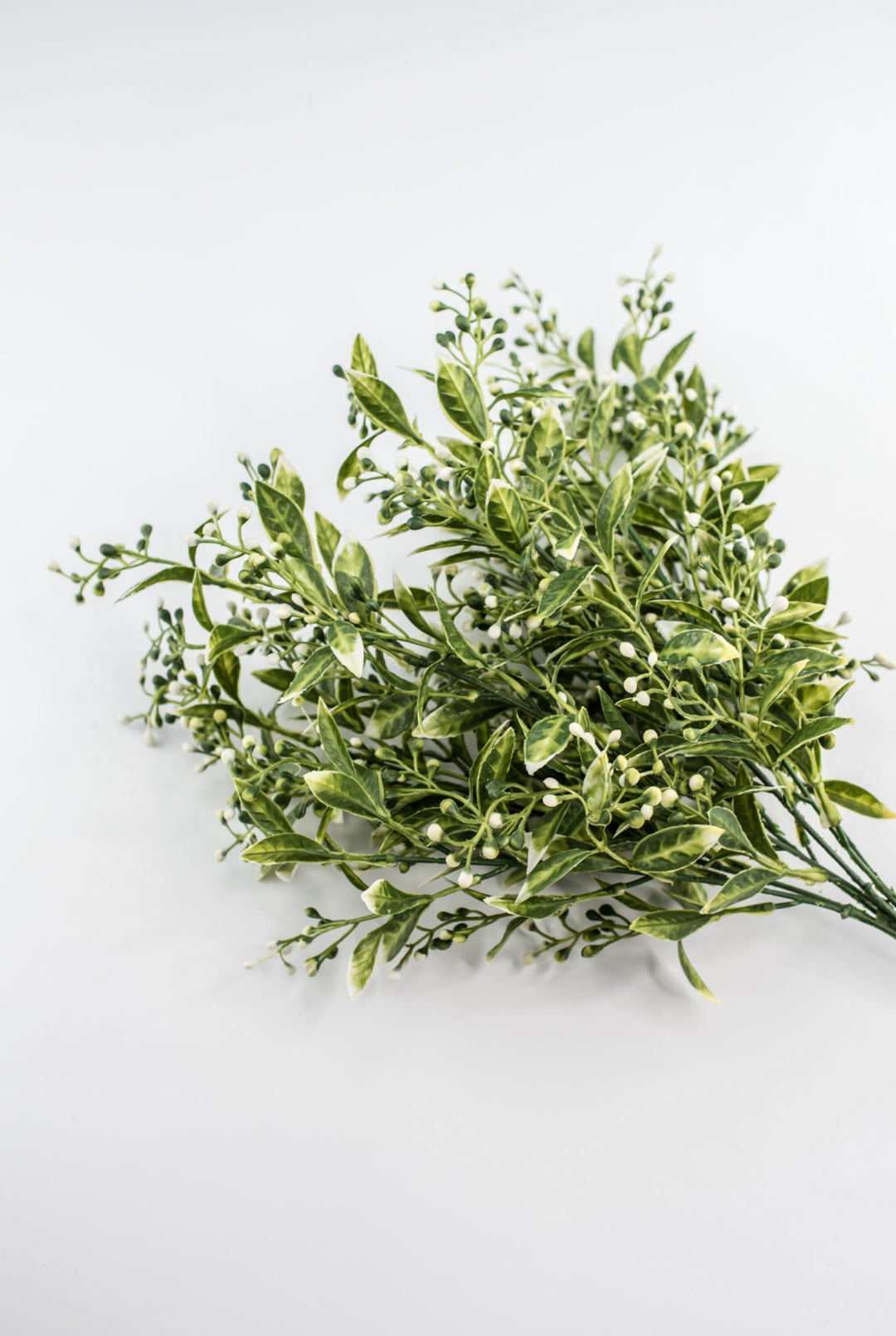 Artificial, Leaf Greenery Bush - Cream Green - Greenery MarketArtificial Flora84961 - CRGN