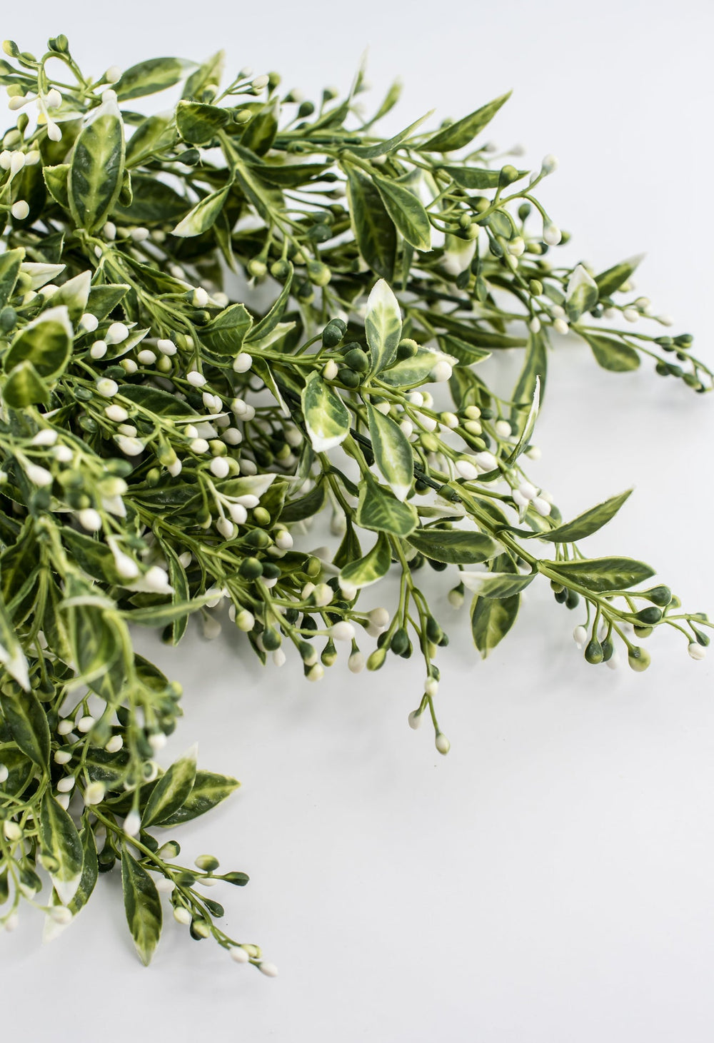 Artificial, Leaf Greenery Bush - Cream Green - Greenery MarketArtificial Flora84961 - CRGN