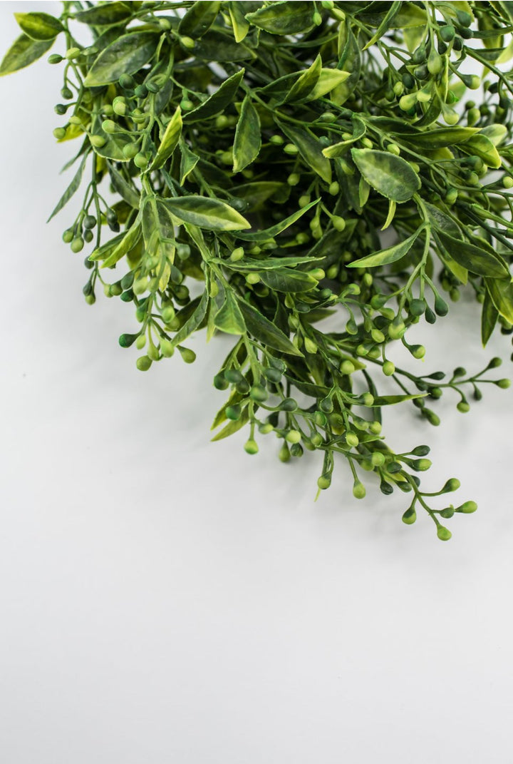 Artificial, Leaf Greenery Bush - Green - Greenery MarketArtificial Flora84961 - GN