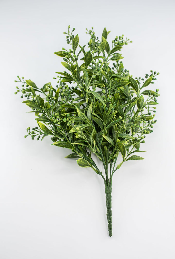 Artificial, Leaf Greenery Bush - Green - Greenery MarketArtificial Flora84961 - GN