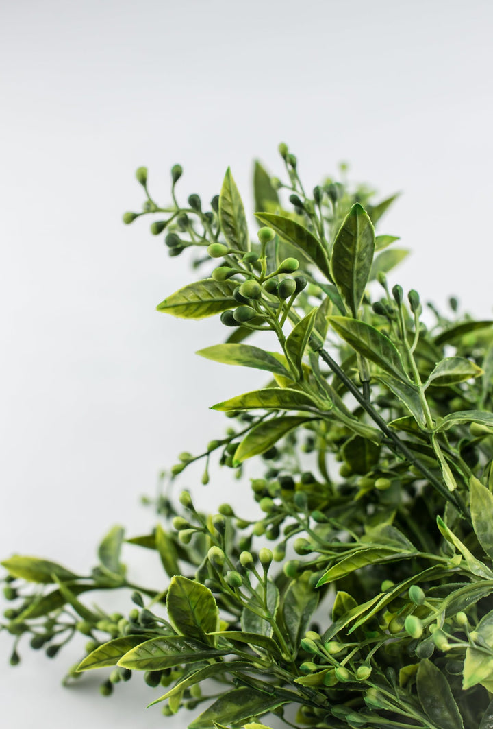 Artificial, Leaf Greenery Bush - Green - Greenery MarketArtificial Flora84961 - GN