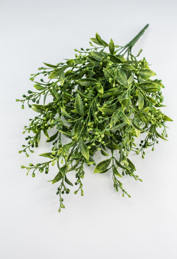 Artificial, Leaf Greenery Bush - Green - Greenery MarketArtificial Flora84961 - GN