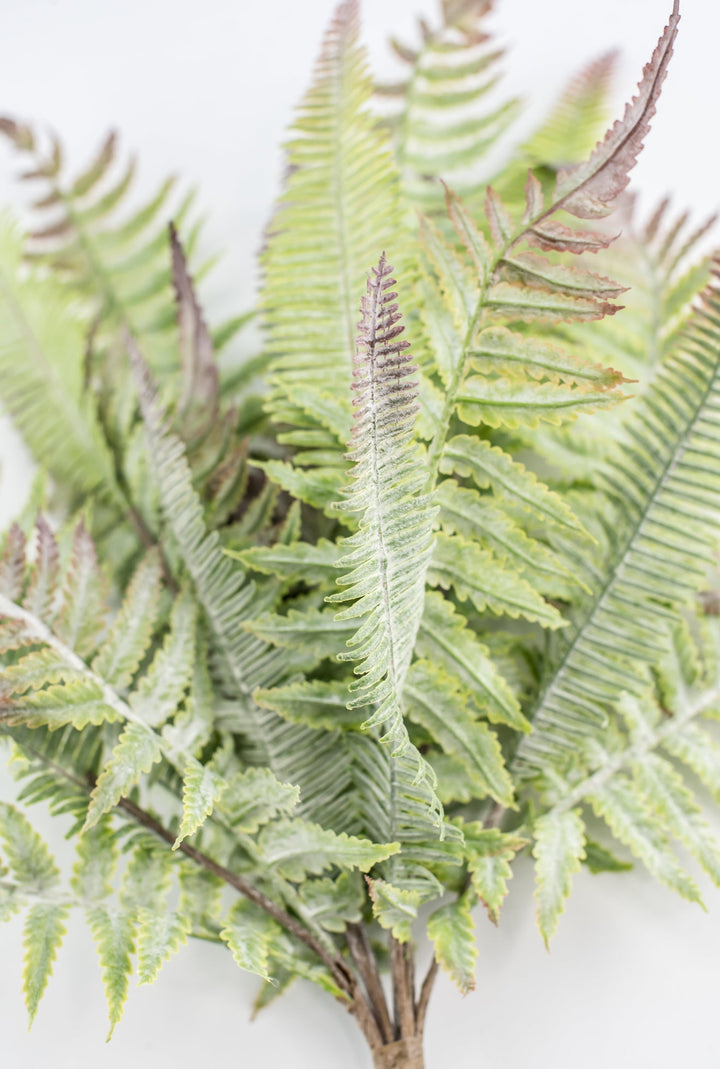 Artificial Mixed Fern Bush - Greenery MarketPBF726 - GR/GY