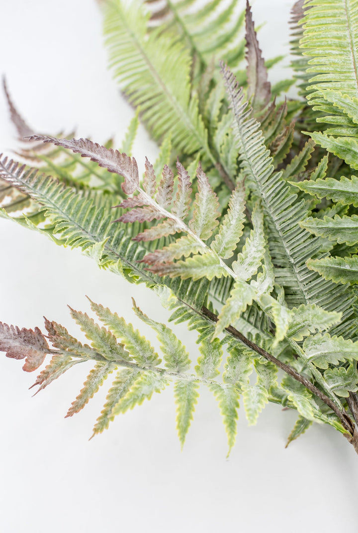 Artificial Mixed Fern Bush - Greenery MarketPBF726 - GR/GY