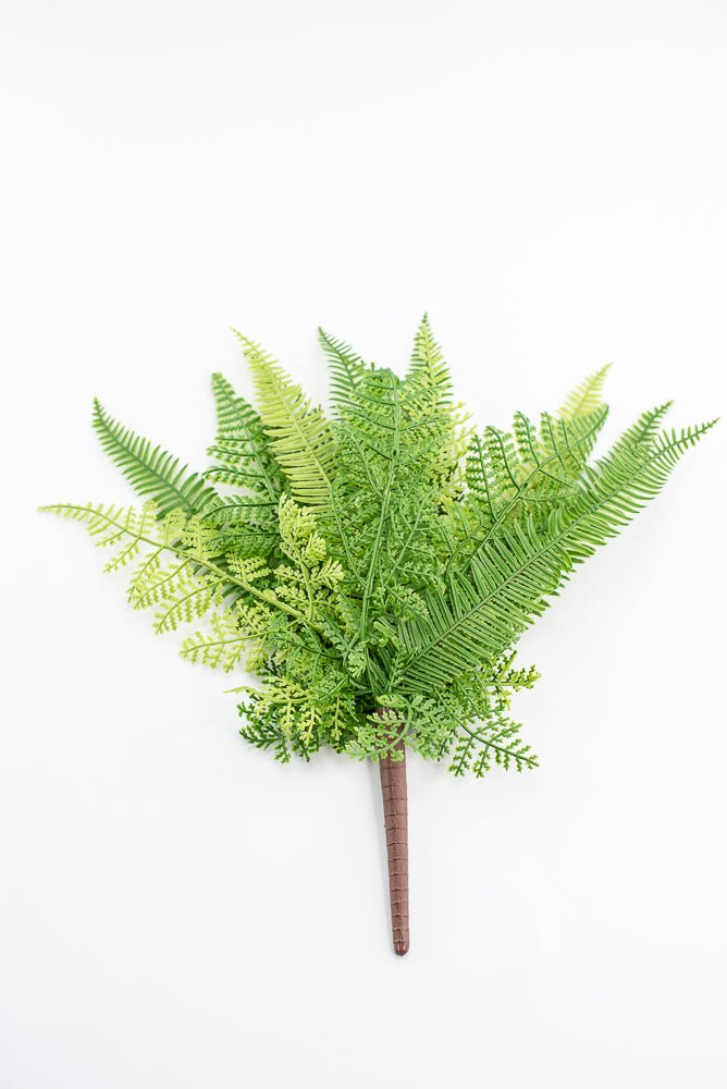 Artificial, mixed fern, natural touch bush - Greenery MarketMTF24397 TTGR