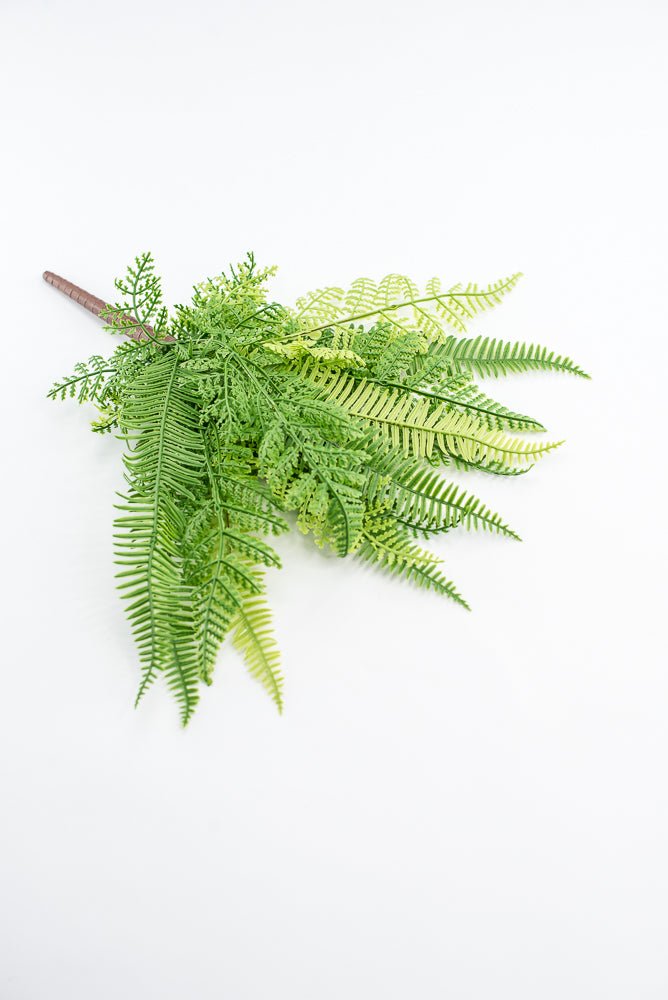 Artificial, mixed fern, natural touch bush - Greenery MarketMTF24397 TTGR