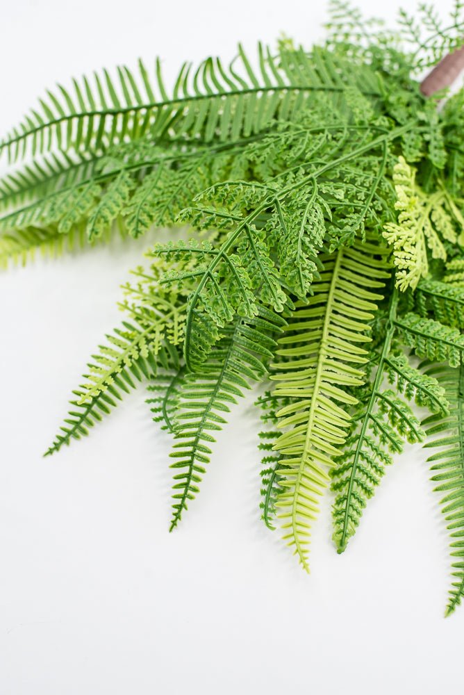 Artificial, mixed fern, natural touch bush - Greenery MarketMTF24397 TTGR