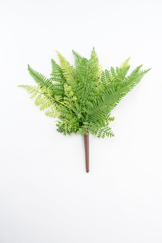 Artificial, mixed fern, natural touch bush - Greenery MarketMTF24397 TTGR