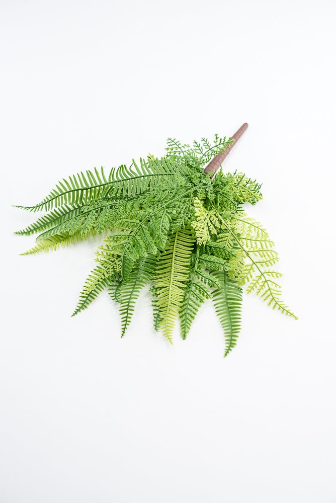 Artificial, mixed fern, natural touch bush - Greenery MarketMTF24397 TTGR
