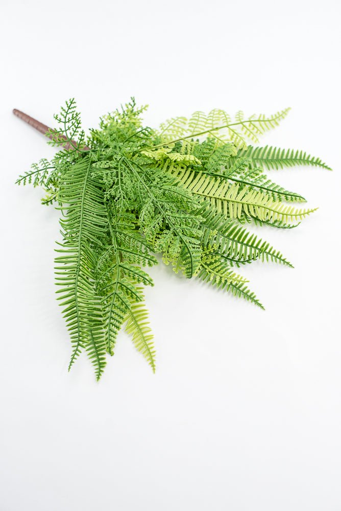 Artificial, mixed fern, natural touch bush - Greenery MarketMTF24397 TTGR