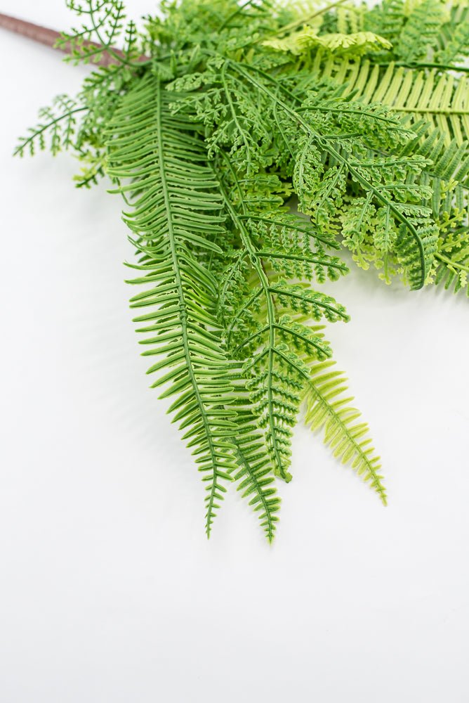 Artificial, mixed fern, natural touch bush - Greenery MarketMTF24397 TTGR