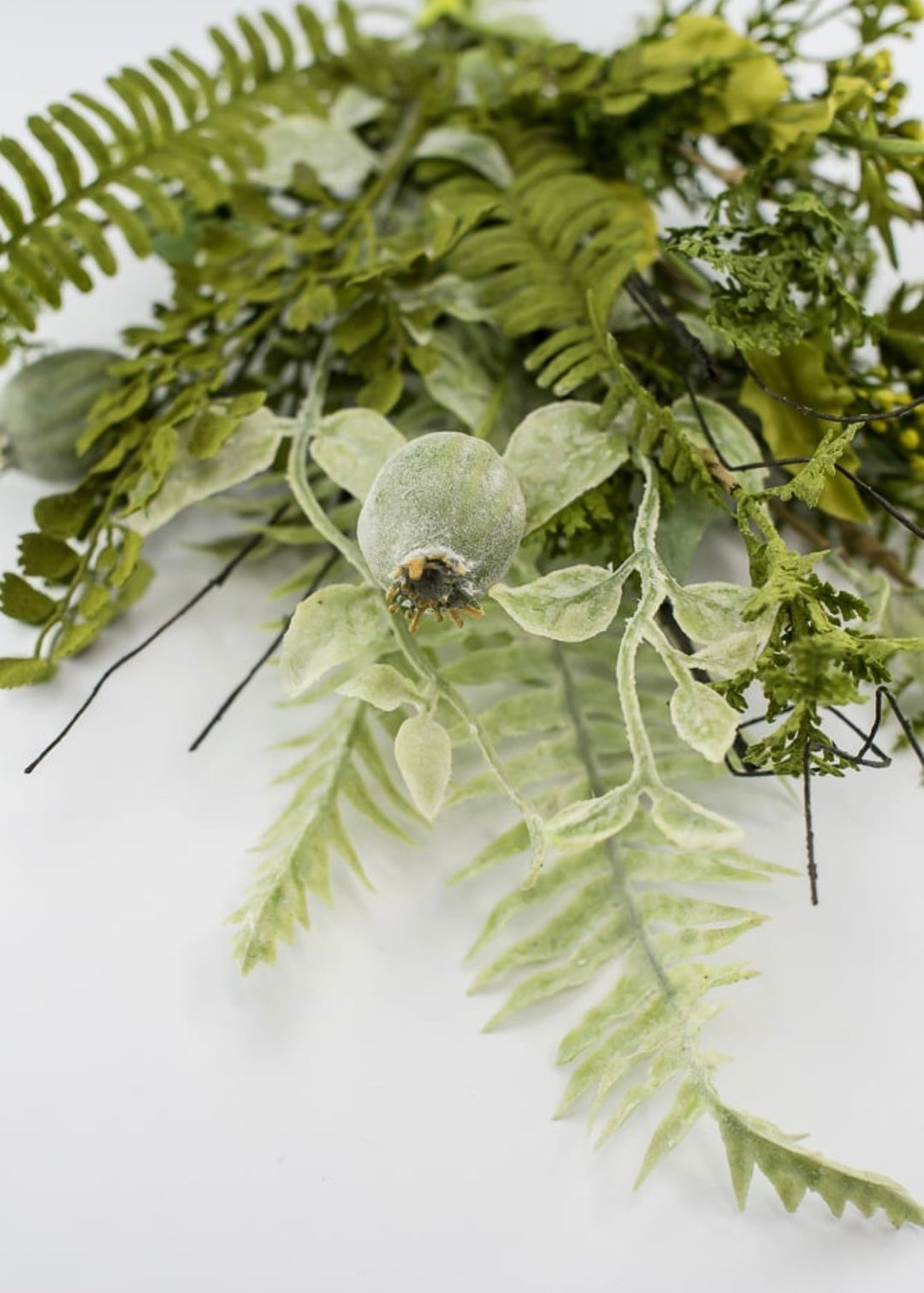 Artificial mixed greenery with pods bush - Greenery Marketgreenery62261BU24