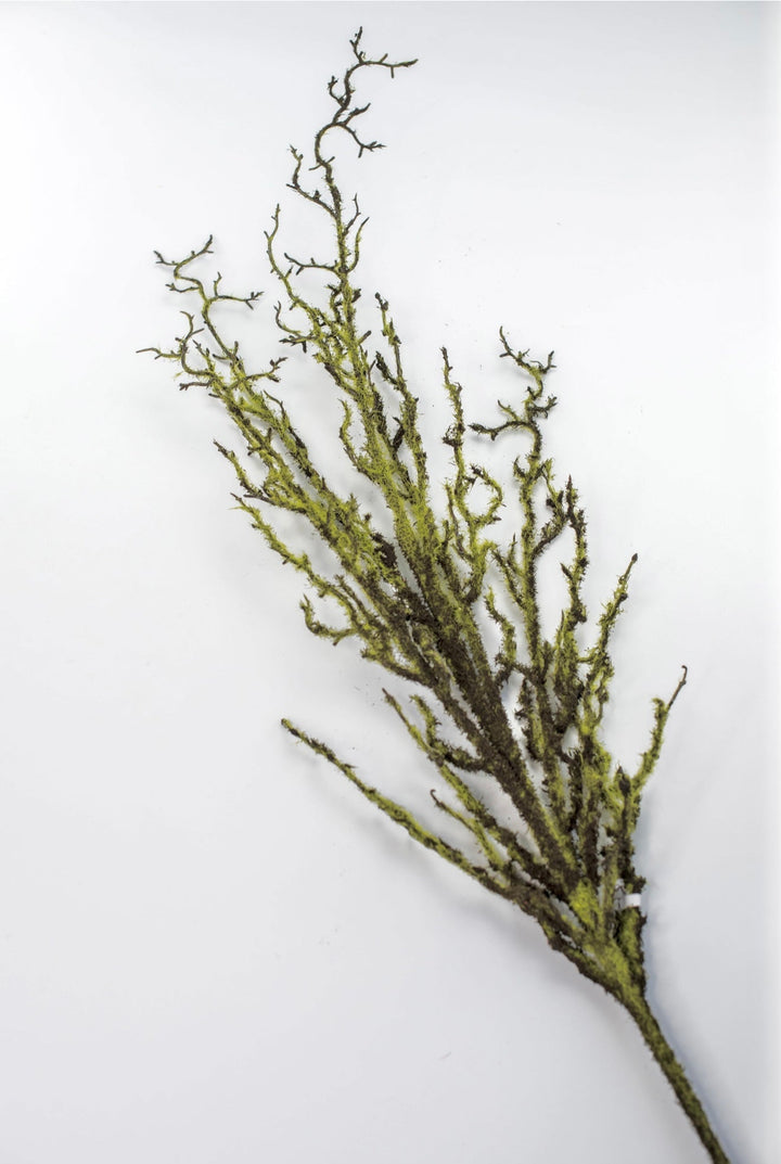 Artificial mossy twigs spray - 44” - Greenery MarketS1385 - BR