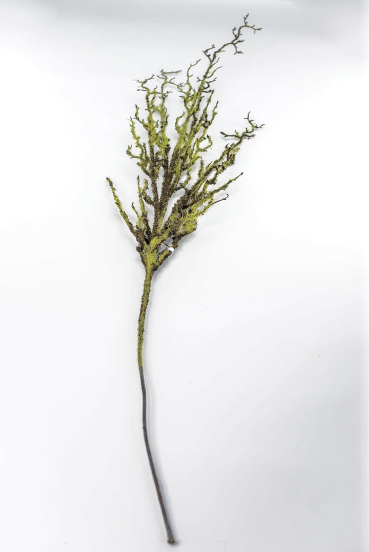 Artificial mossy twigs spray - 44” - Greenery MarketS1385 - BR