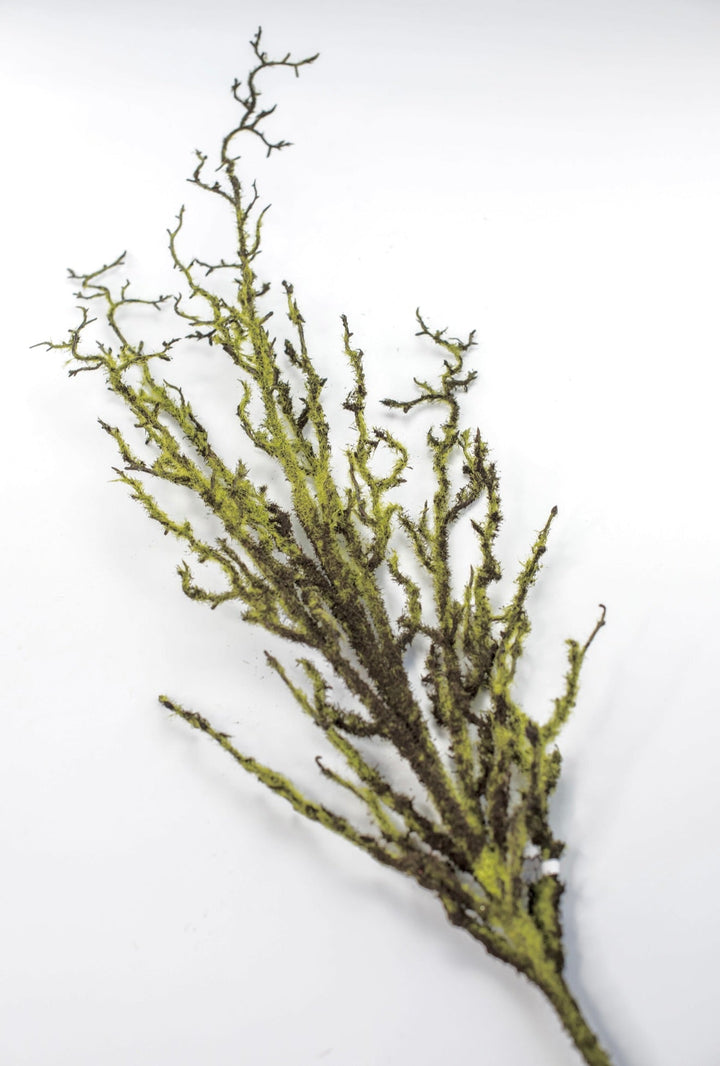 Artificial mossy twigs spray - 44” - Greenery MarketS1385 - BR