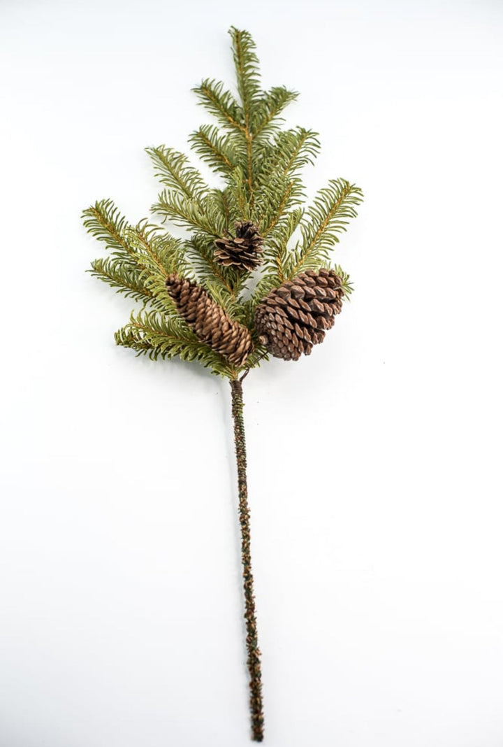 Artificial Pine and cone spray - Greenery MarketWinter and Christmas28002