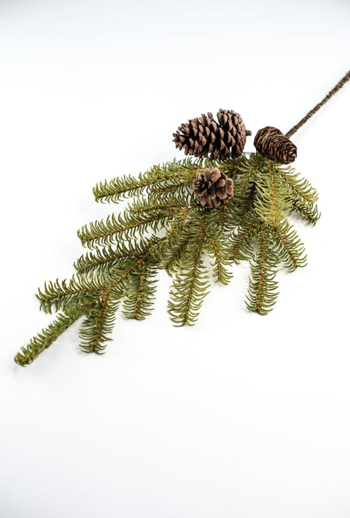 Artificial Pine and cone spray - Greenery MarketWinter and Christmas28002
