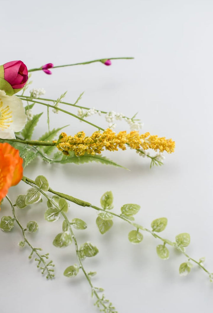 Artificial Poppy pick with greenery - Greenery Marketartificial flowers63090SP16