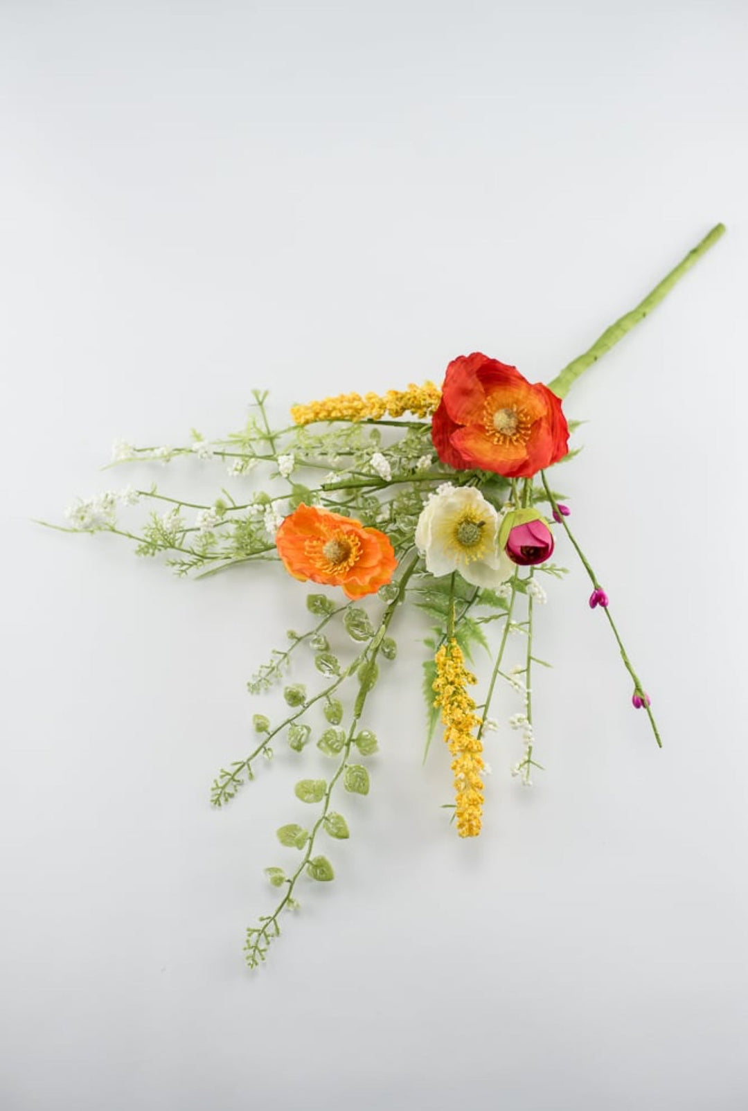 Artificial Poppy pick with greenery - Greenery Marketartificial flowers63090SP16