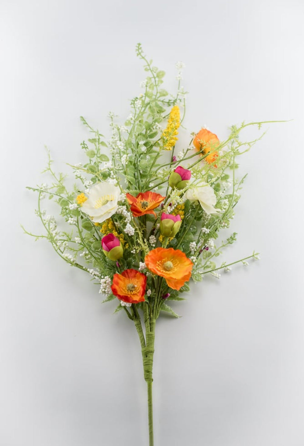 Artificial Poppy spray with greenery - Greenery Marketartificial flowers63090SP26