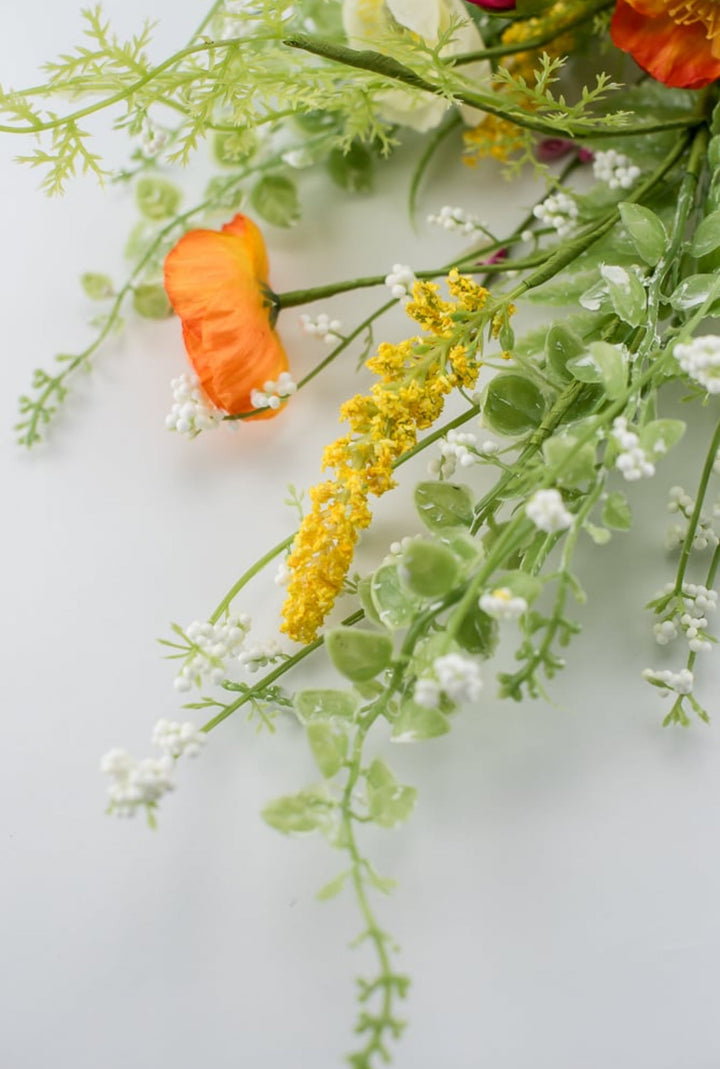 Artificial Poppy spray with greenery - Greenery Marketartificial flowers63090SP26