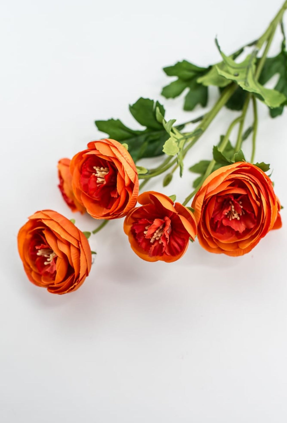 Artificial Ranunculus Spray - orange - Greenery Marketartificial flowers5620 - OG